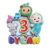 Personalised Cocomelon Cake Topper