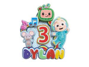 Personalised Cocomelon Cake Topper