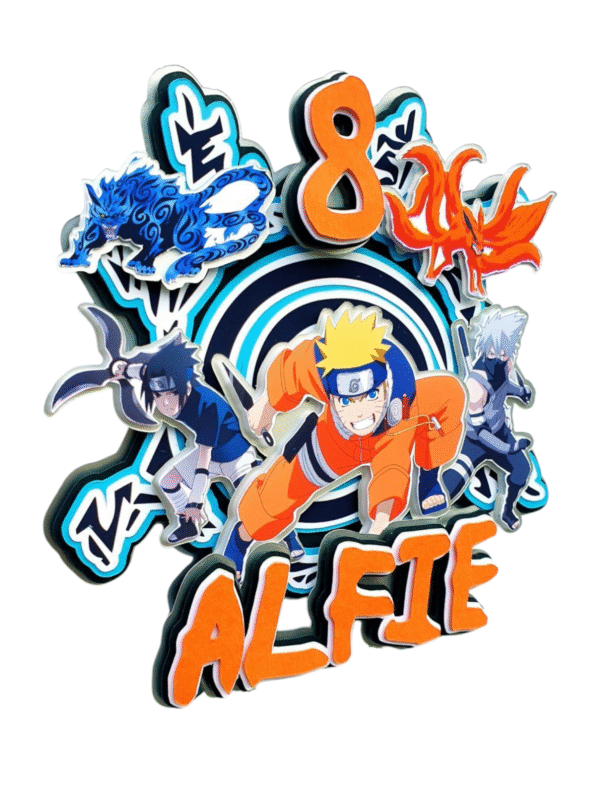 Personalised Naruto Cake Topper