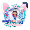 Personalised Gabby Dollhouse Cake Topper