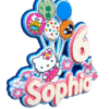 Personalised Hello Kitty Cake Topper