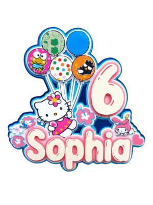 Personalised Hello Kitty Cake Topper