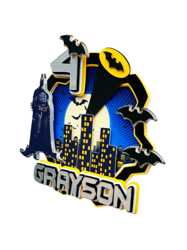 Personalised Batman Cake Topper