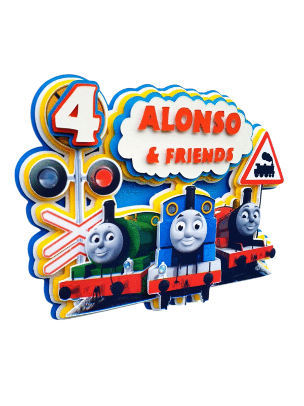 Personalised Thomas & Friends Cake Topper
